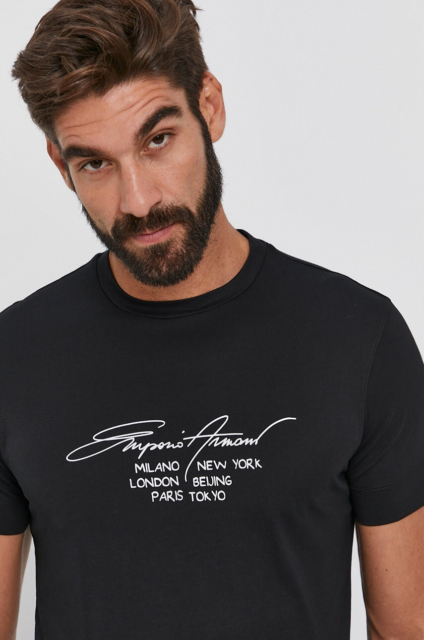 Emporio Armani Памучна тениска - Pepit.bg