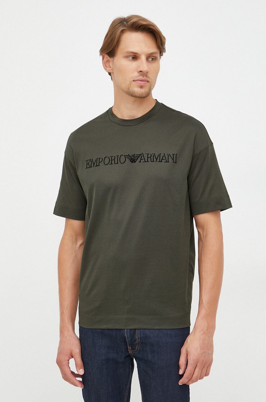 Emporio Armani Памучна тениска - Pepit.bg