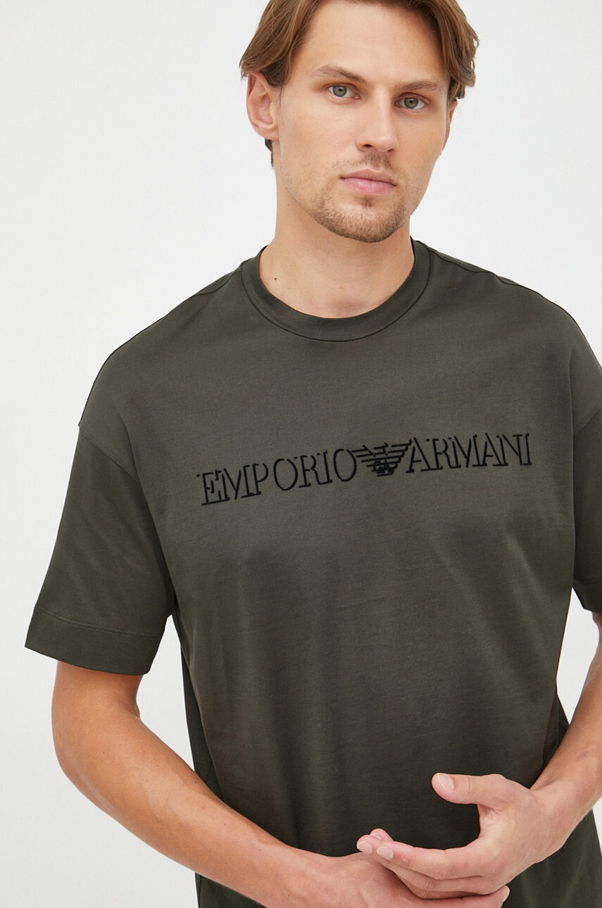 Emporio Armani Памучна тениска - Pepit.bg