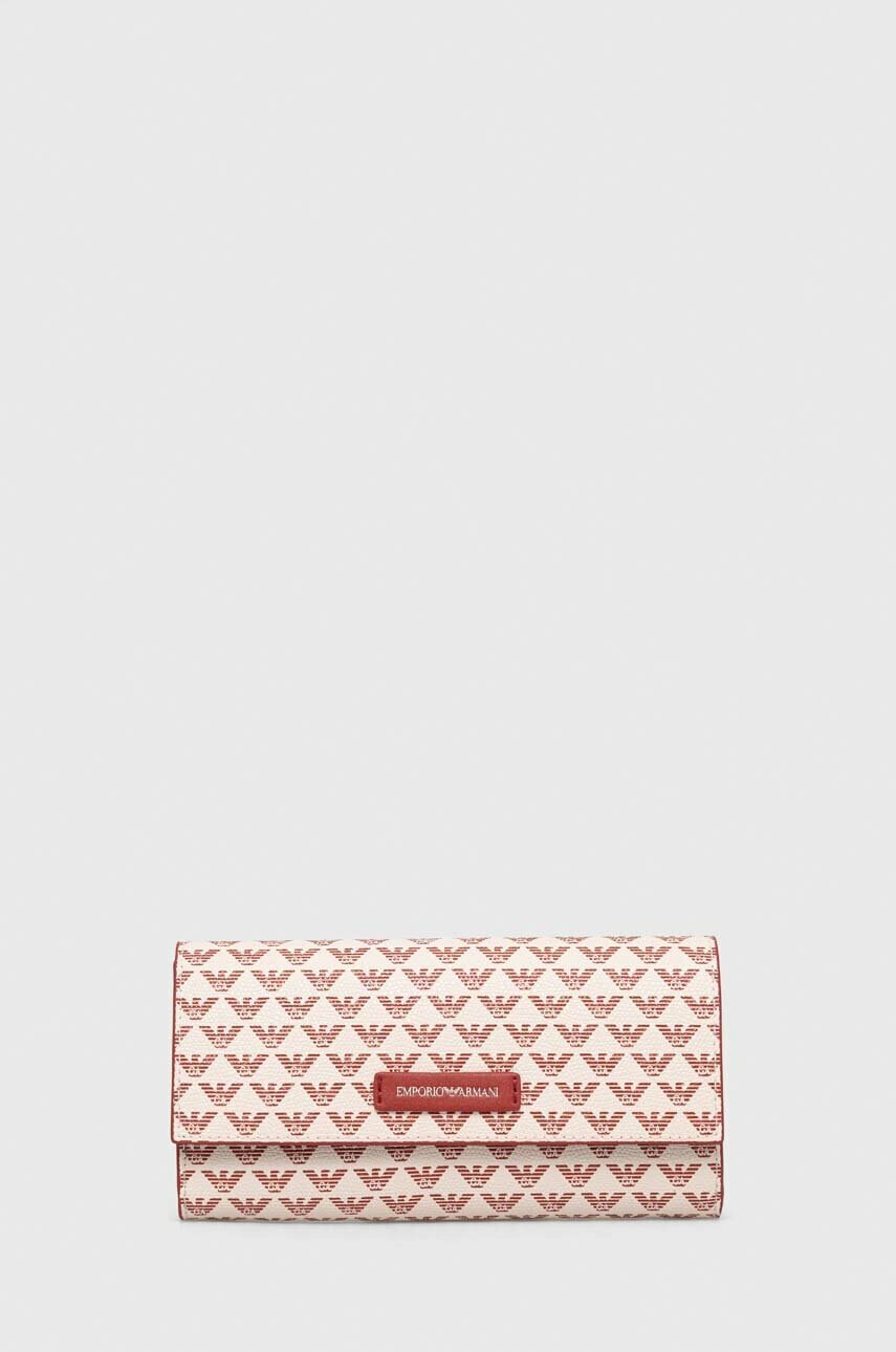 Emporio Armani Портфейл дамски в червено - Pepit.bg