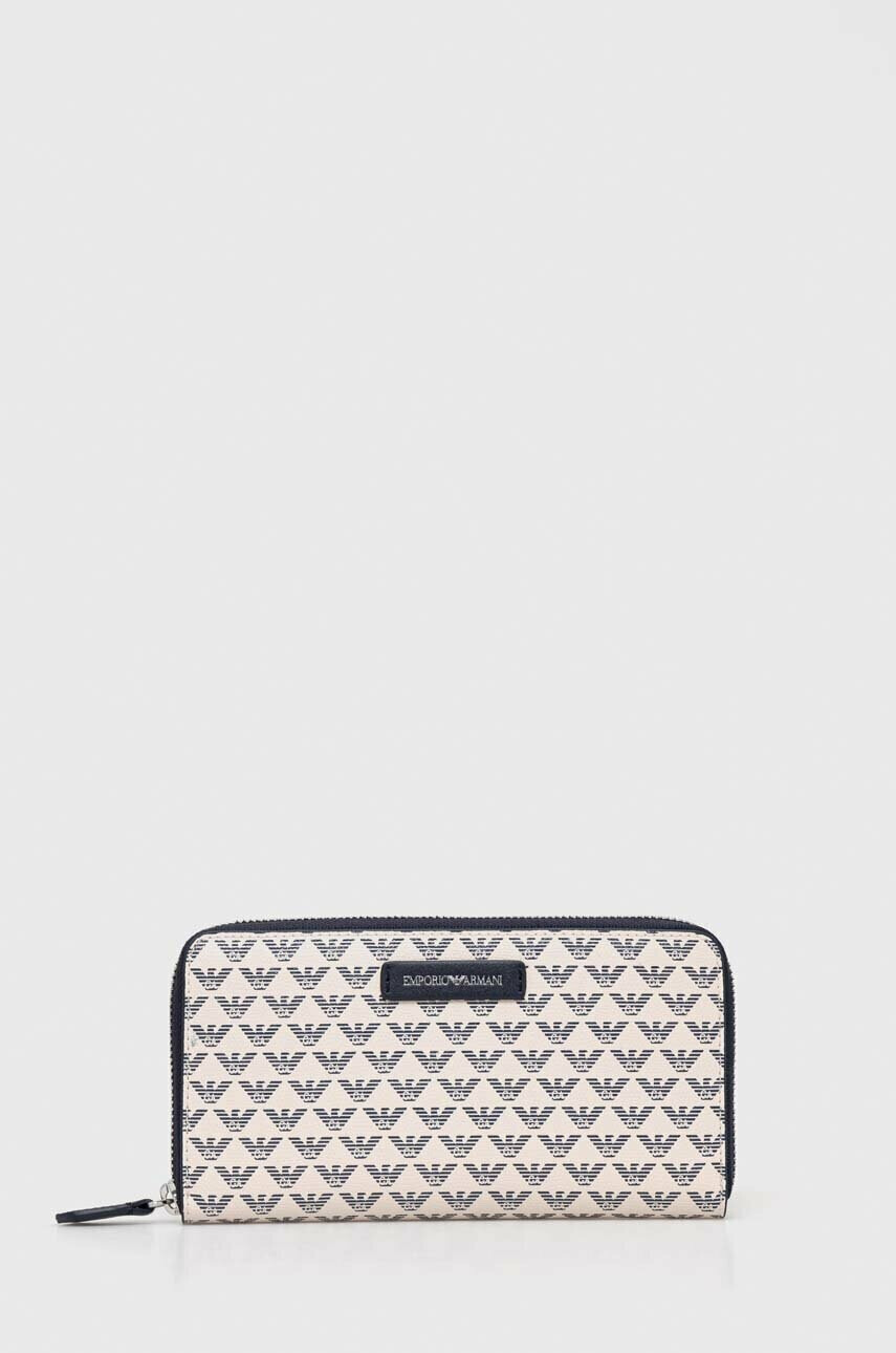 Emporio Armani Портфейл дамски в бежово - Pepit.bg