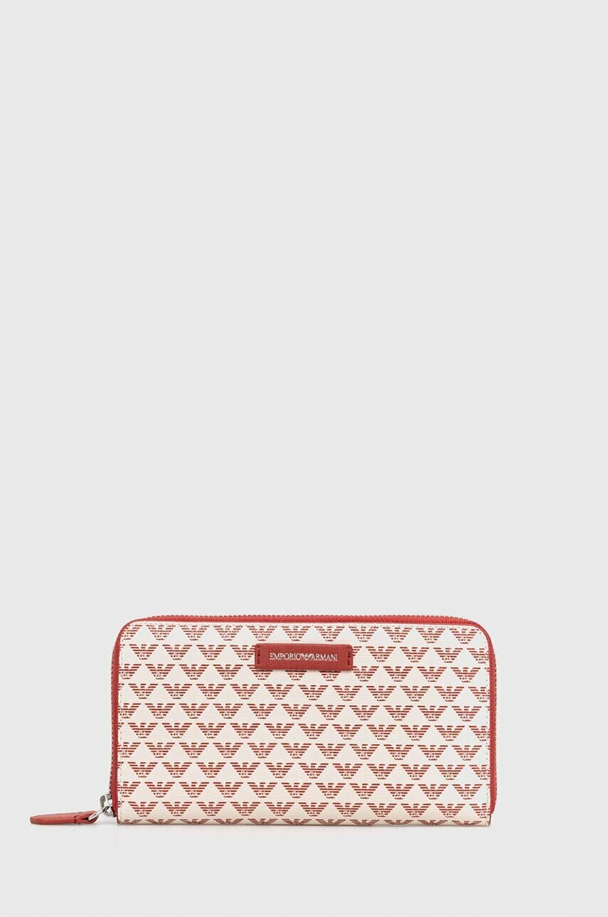 Emporio Armani Портфейл дамски в червено - Pepit.bg