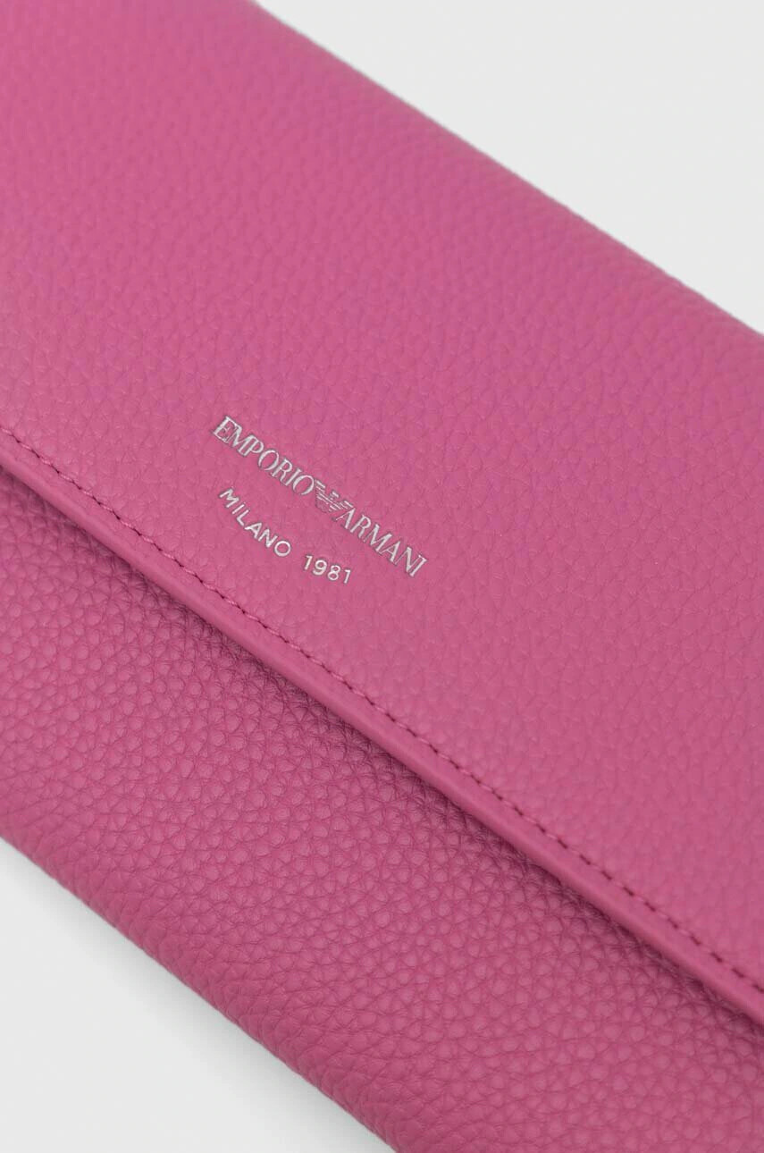 Emporio Armani Портфейл дамски в розово - Pepit.bg