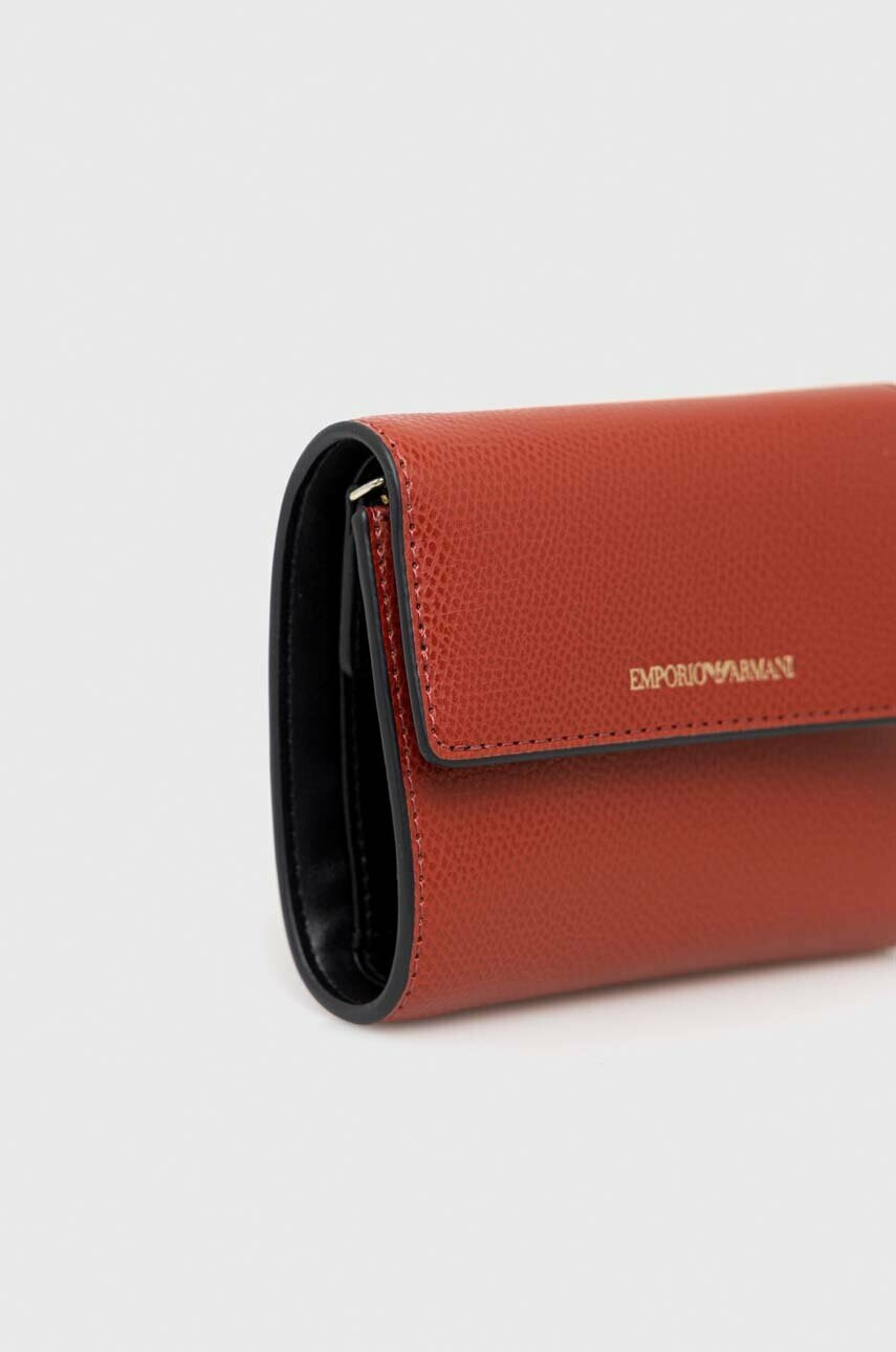 Emporio Armani Портфейл дамски в червено - Pepit.bg