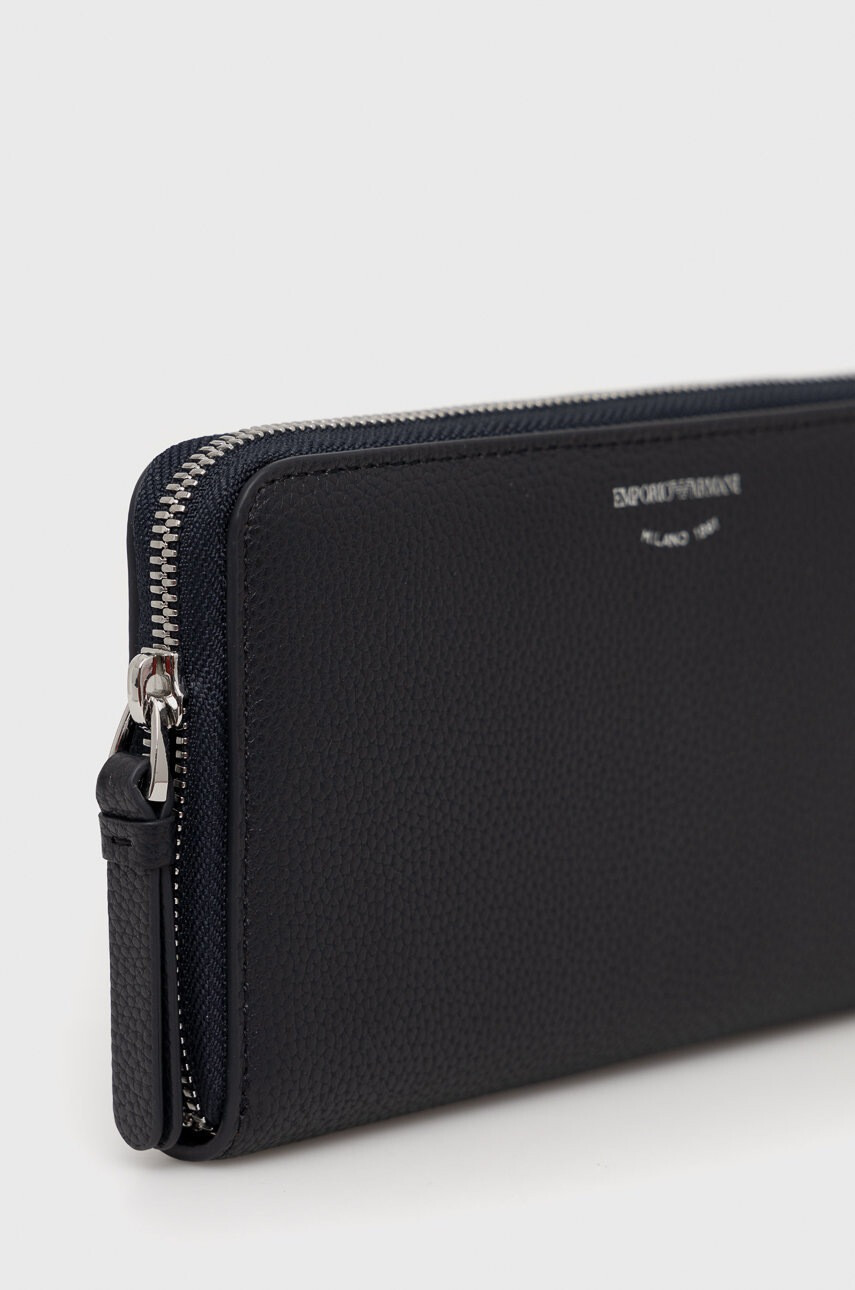 Emporio Armani Портмоне дамски в тъмносиньо - Pepit.bg