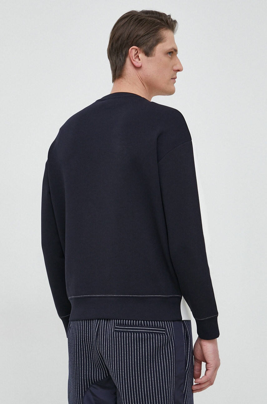 Emporio Armani Суичър в бяло с десен - Pepit.bg