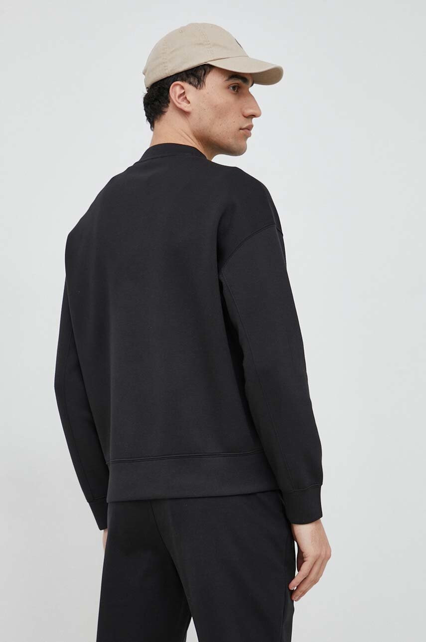 Emporio Armani Суичър в черно с апликация - Pepit.bg