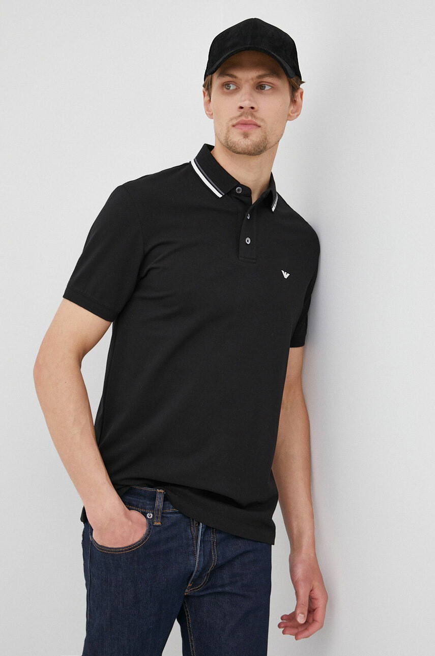 Emporio Armani Тениска с яка - Pepit.bg
