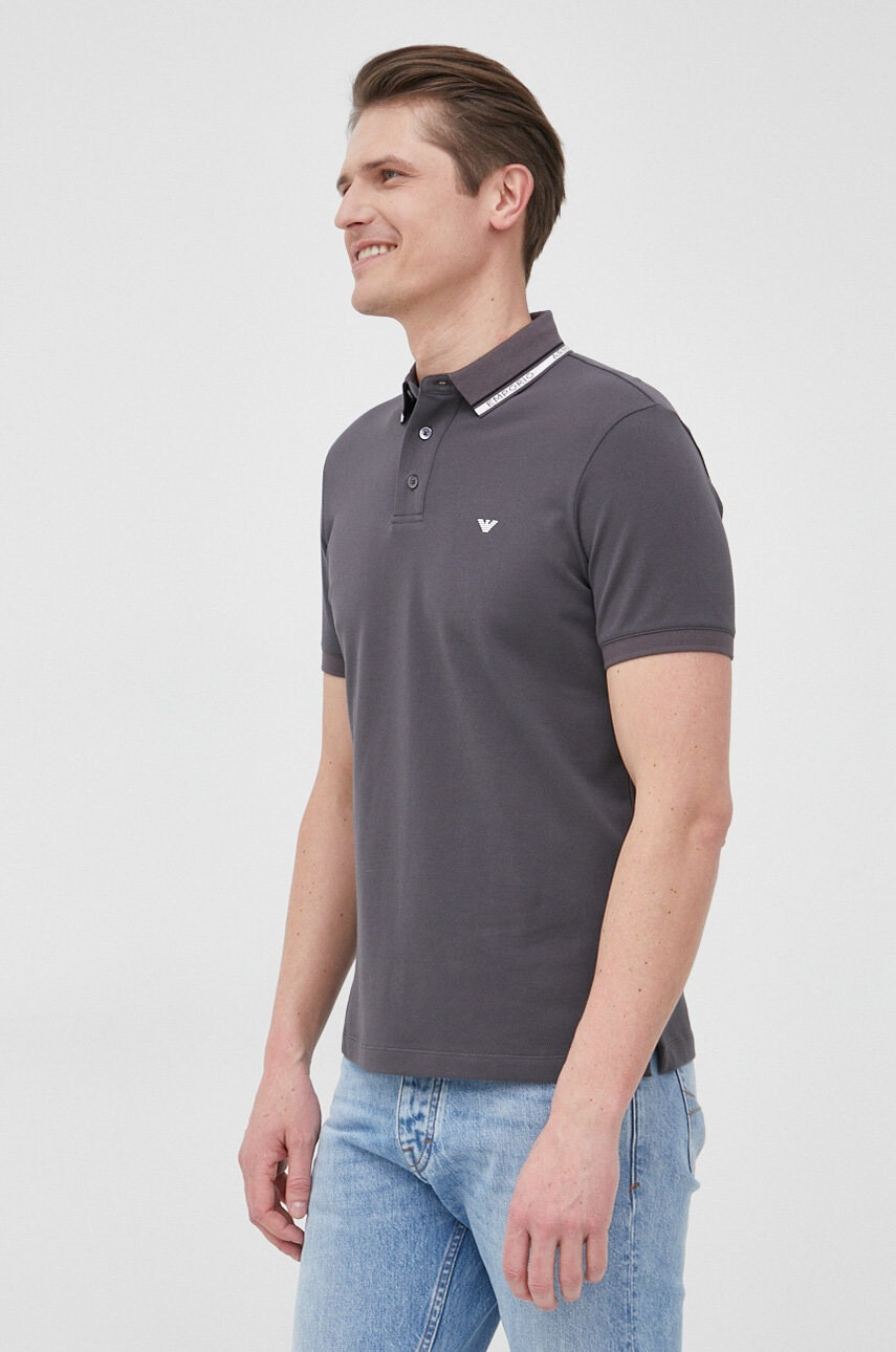 Emporio Armani Тениска с яка - Pepit.bg