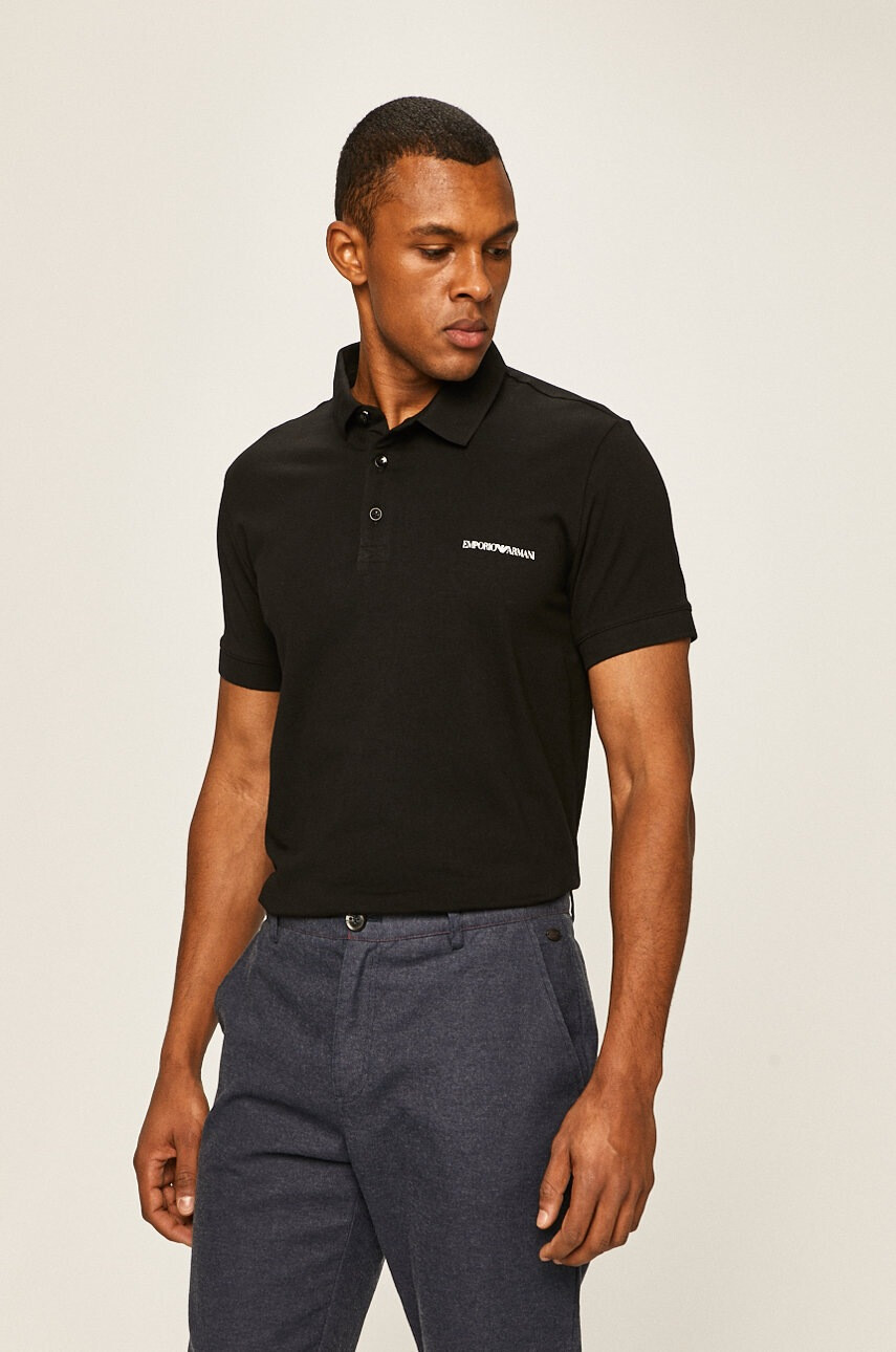 Emporio Armani Тениска с яка - Pepit.bg