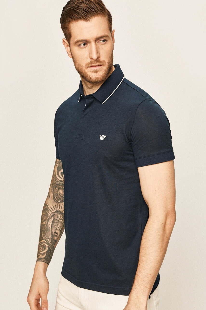Emporio Armani Тениска с яка - Pepit.bg