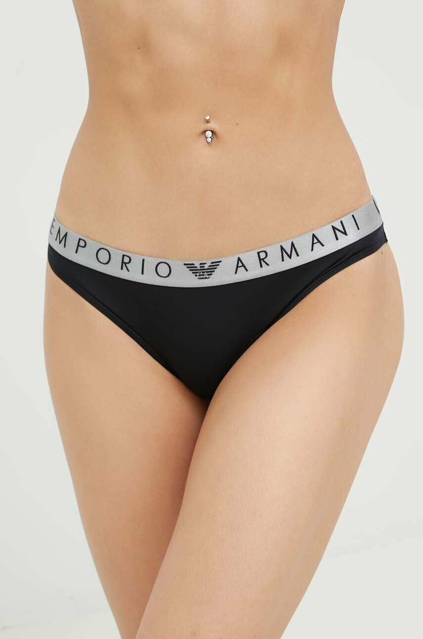 Emporio Armani Underwear Бикини (2 броя) в черно - Pepit.bg