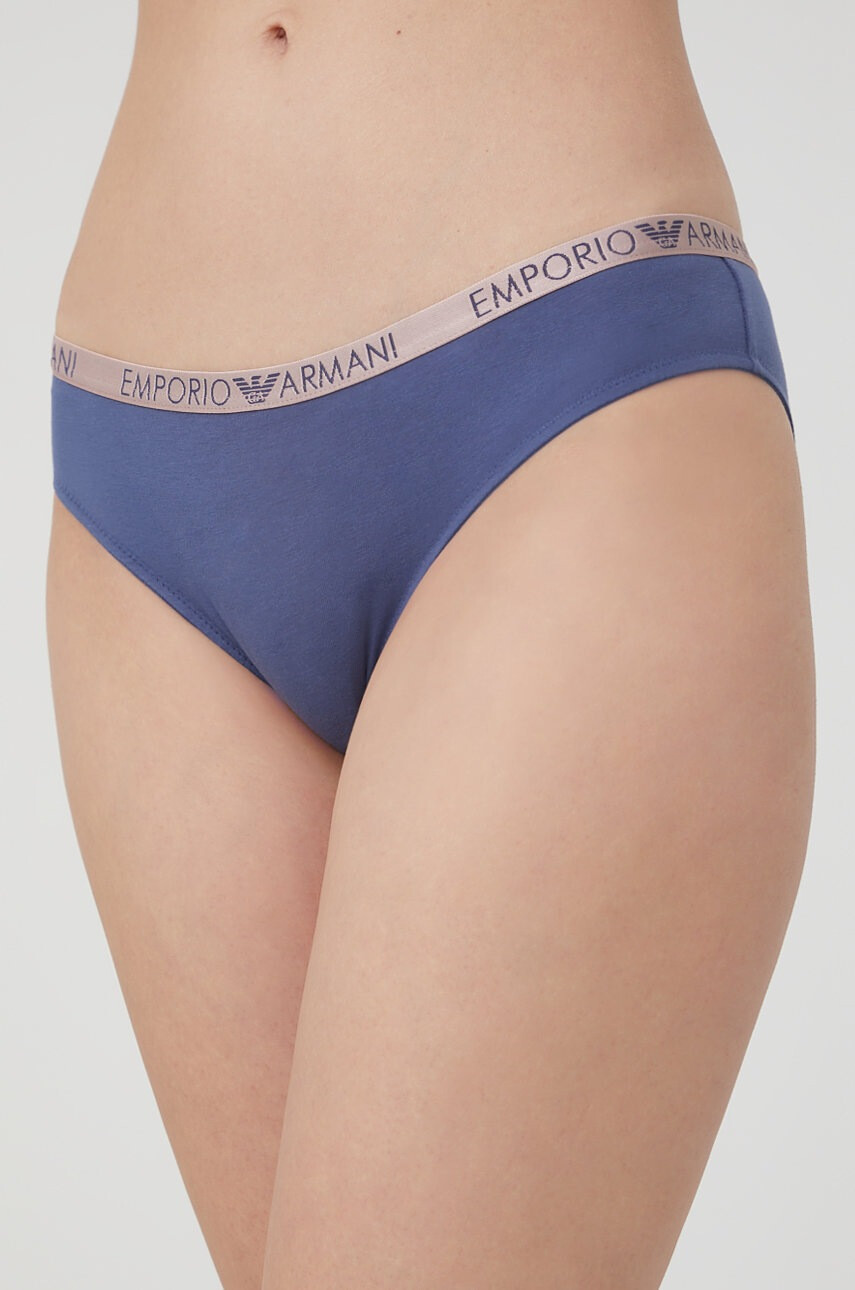 Emporio Armani Underwear Бикини в тъмносиньо - Pepit.bg