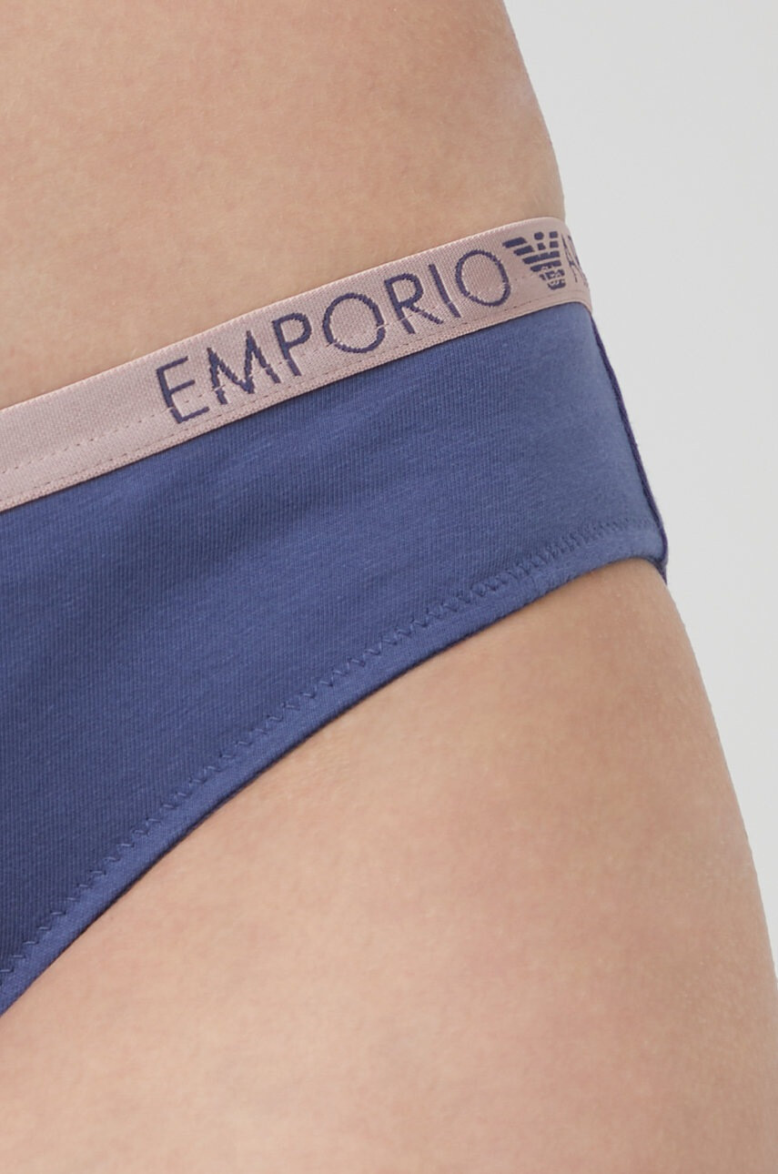 Emporio Armani Underwear Бикини в тъмносиньо - Pepit.bg