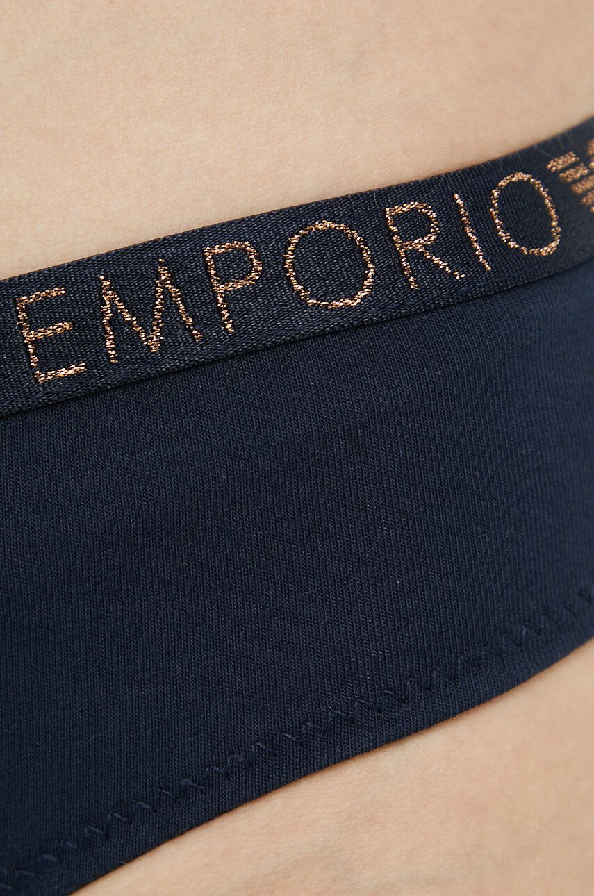 Emporio Armani Underwear Бикини в тъмносиньо - Pepit.bg