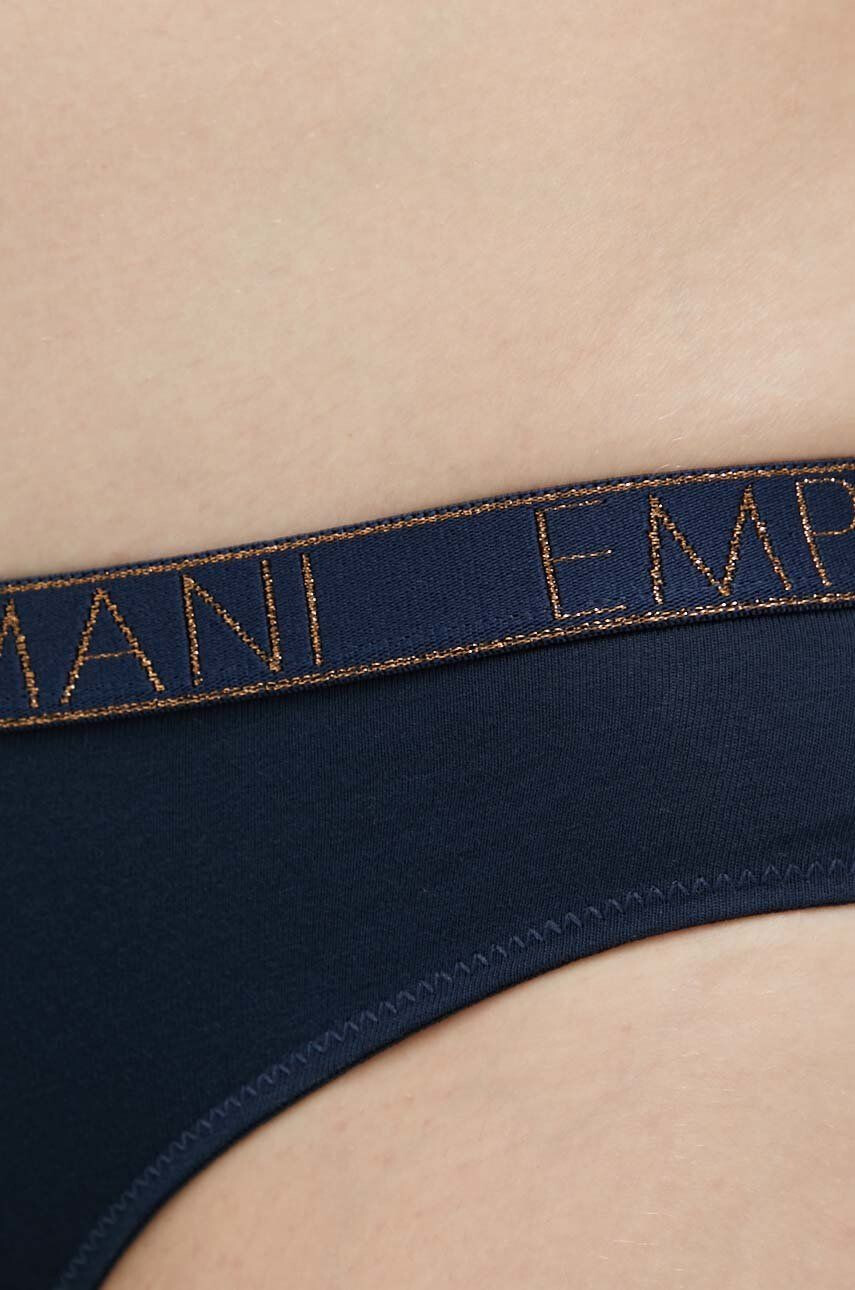 Emporio Armani Underwear Бикини в тъмносиньо - Pepit.bg