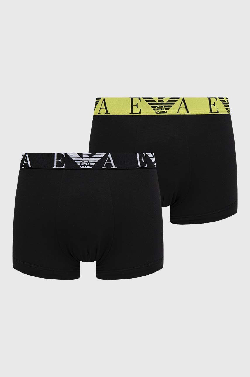 Emporio Armani Underwear Боксерки (2 броя) в черно - Pepit.bg