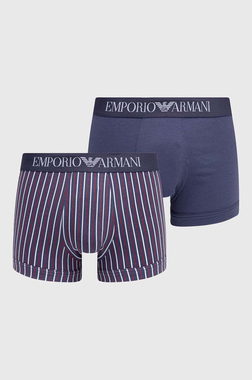 Emporio Armani Underwear Боксерки (2 броя) в тъмносиньо - Pepit.bg