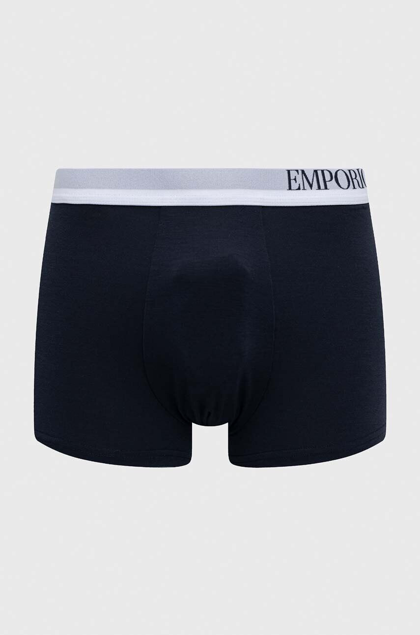 Emporio Armani Underwear Боксерки (3 броя) в тъмносиньо - Pepit.bg