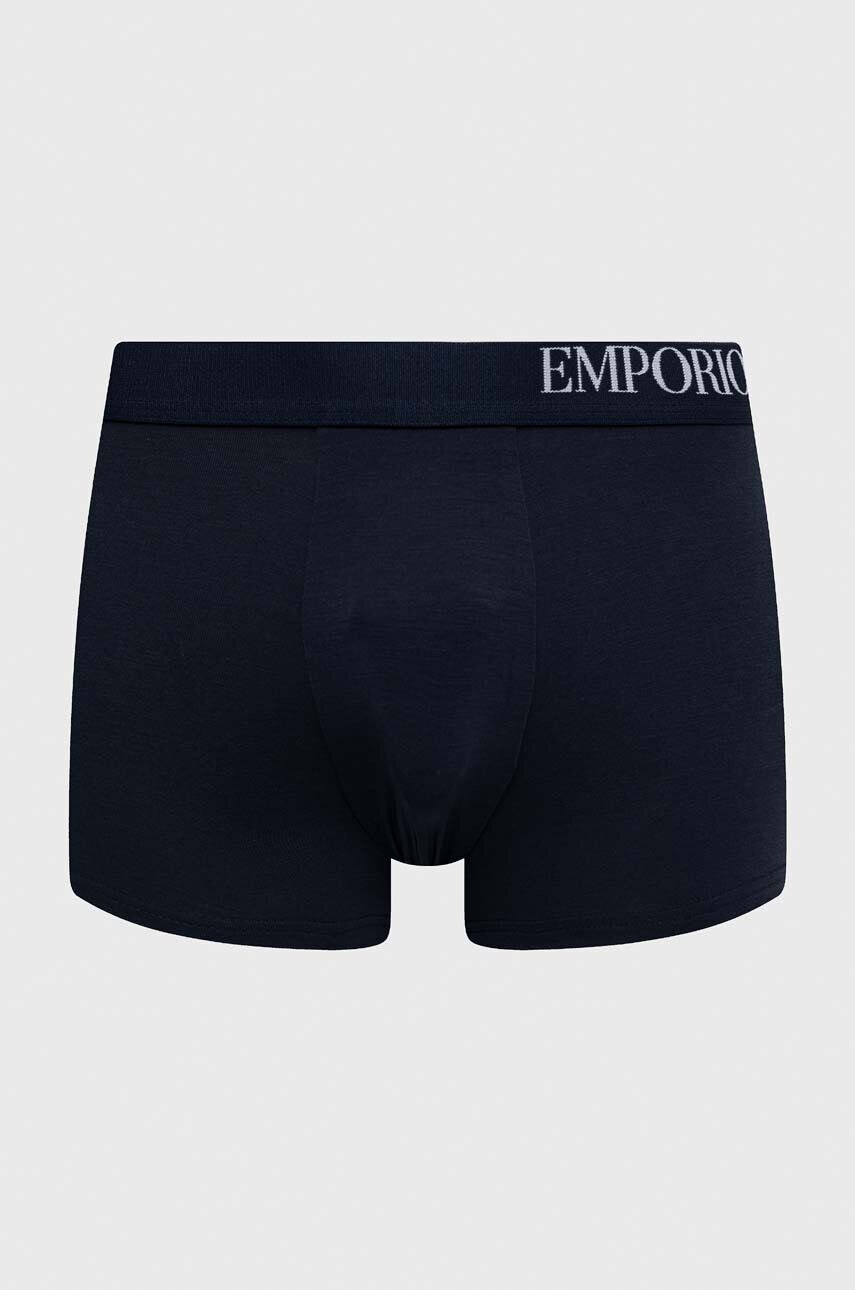 Emporio Armani Underwear Боксерки (3 броя) в тъмносиньо - Pepit.bg