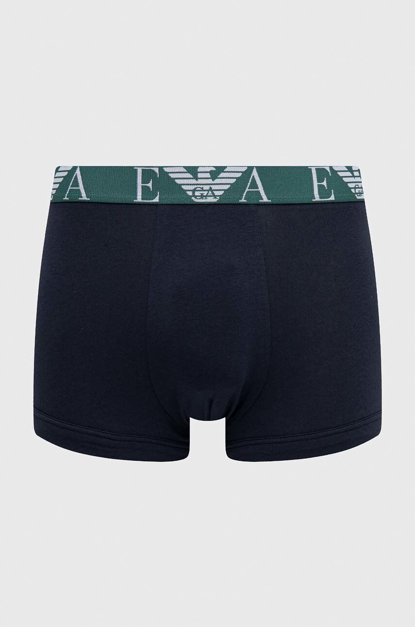 Emporio Armani Underwear Боксерки (3 броя) в тъмносиньо - Pepit.bg