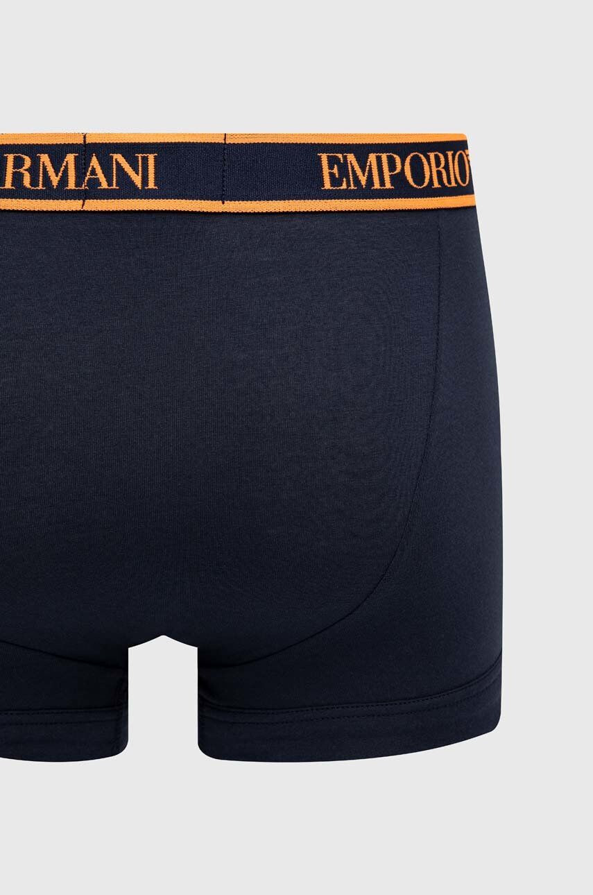 Emporio Armani Underwear Боксерки (3 броя) в тъмносиньо - Pepit.bg