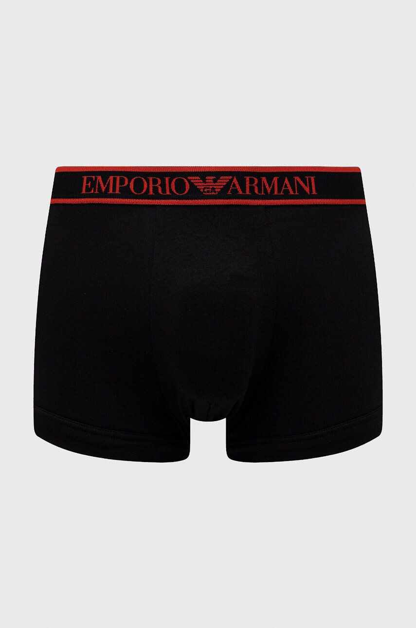 Emporio Armani Underwear Боксерки (3 броя) в червено - Pepit.bg