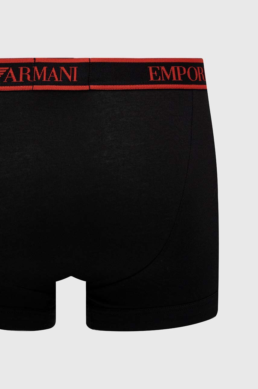 Emporio Armani Underwear Боксерки (3 броя) в червено - Pepit.bg