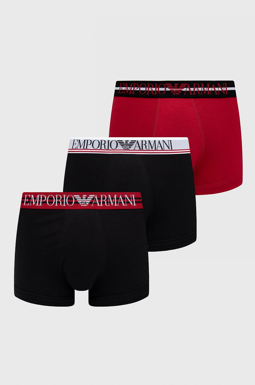 Emporio Armani Underwear Боксерки мъжки в черно - Pepit.bg