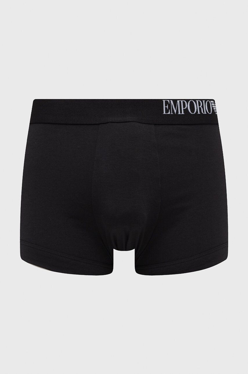 Emporio Armani Underwear Боксерки (3 чифта) в черно - Pepit.bg