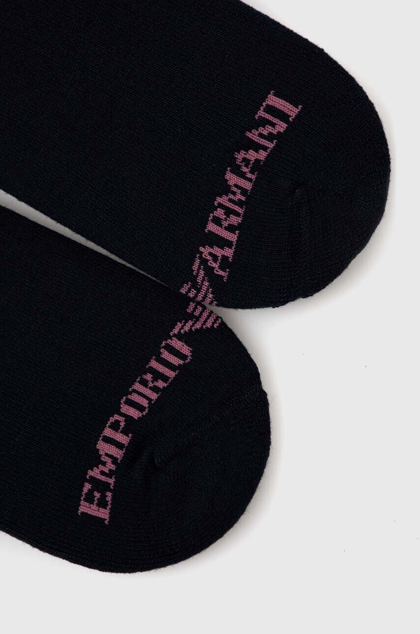 Emporio Armani Underwear Чорапи (2 броя) в тъмносиньо - Pepit.bg