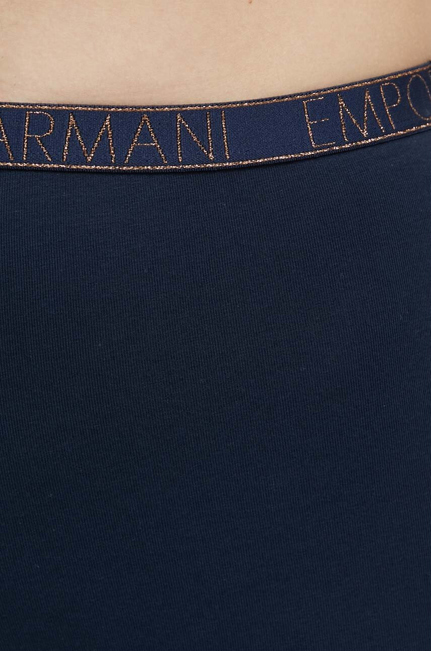 Emporio Armani Underwear Домашен клин в тъмносиньо с принт - Pepit.bg