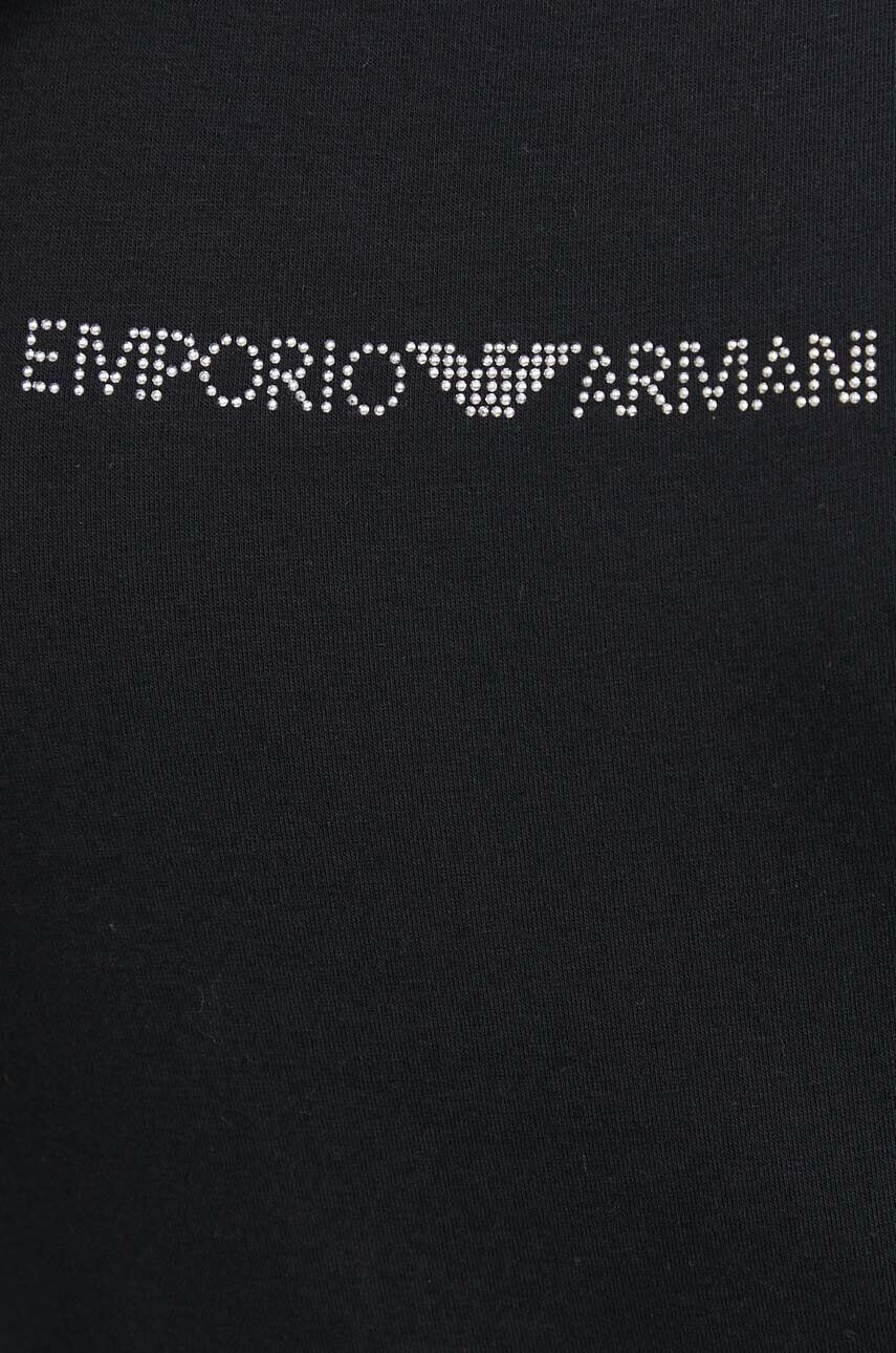 Emporio Armani Underwear Домашна тениска в черно - Pepit.bg