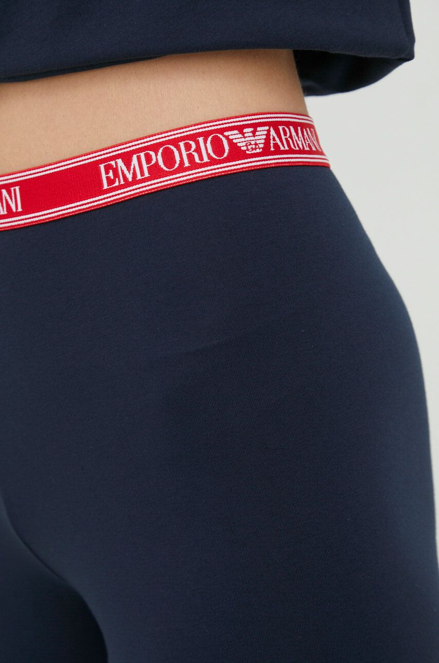 Emporio Armani Underwear Клин в тъмносиньо с принт - Pepit.bg