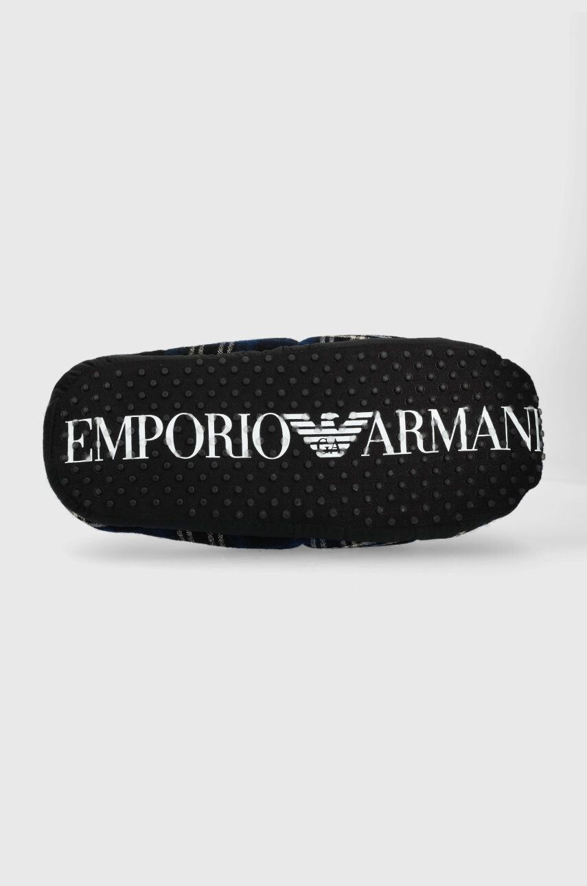 Emporio Armani Underwear Пантофи в тъмносиньо - Pepit.bg