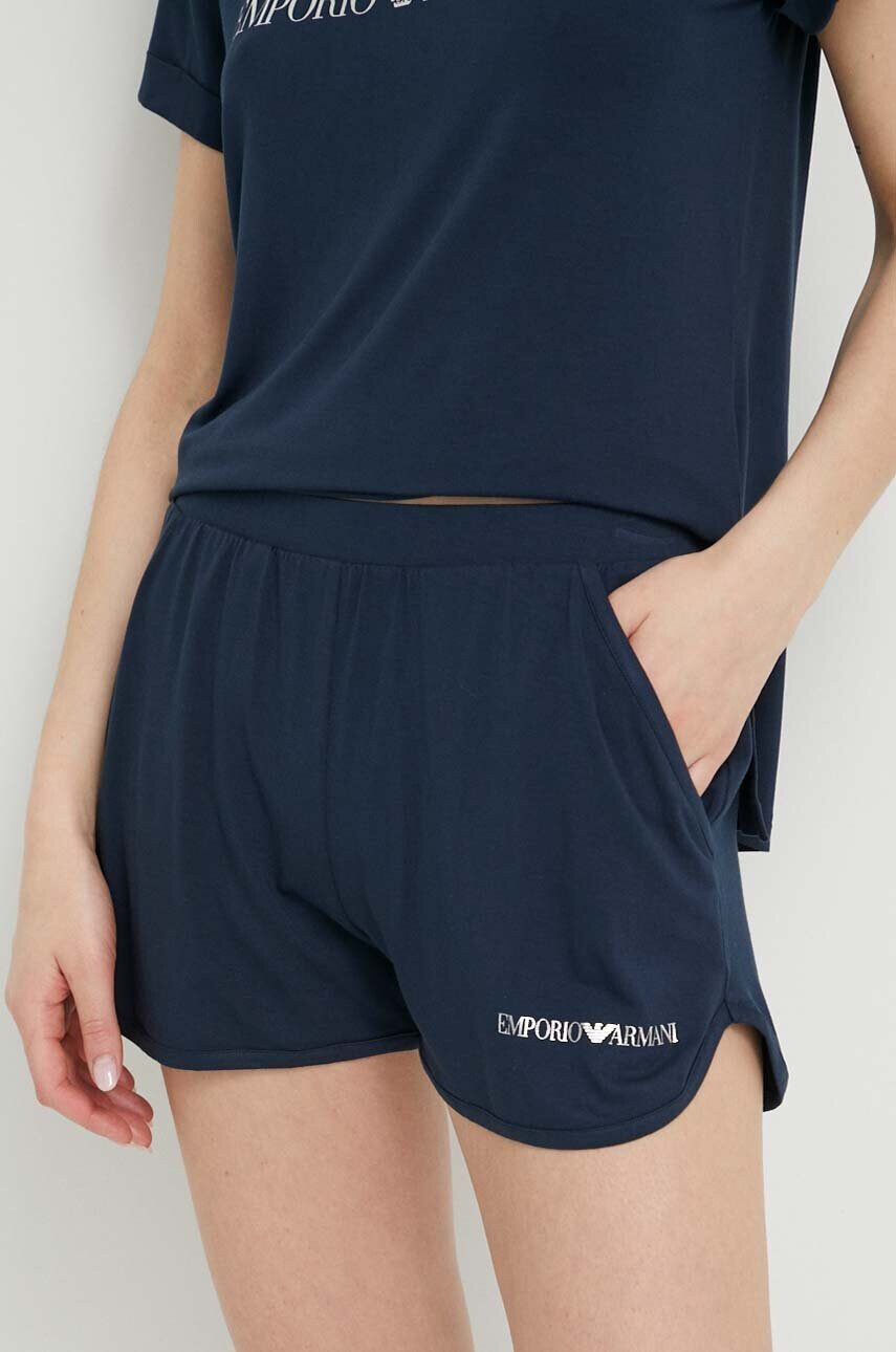 Emporio Armani Underwear Плажни шорти в тъмносиньо - Pepit.bg