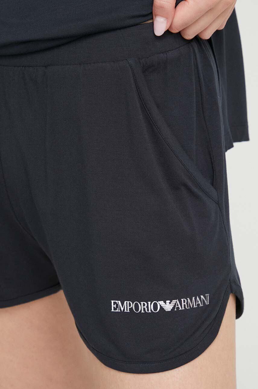 Emporio Armani Underwear Плажни шорти в черно - Pepit.bg