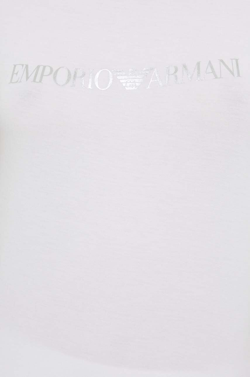 Emporio Armani Underwear Плажни шорти в бяло - Pepit.bg