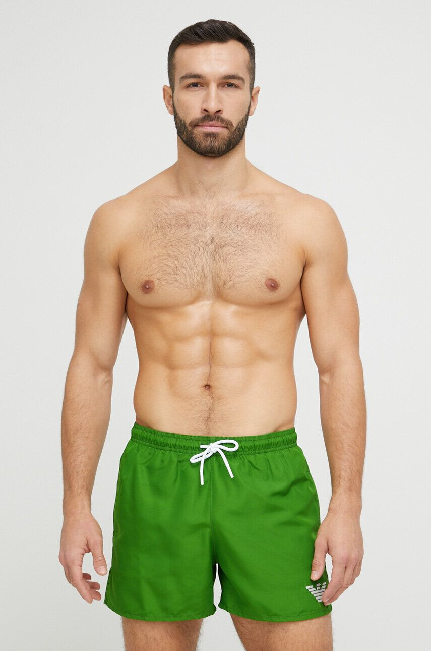 Emporio Armani Underwear Плувни шорти в зелено - Pepit.bg