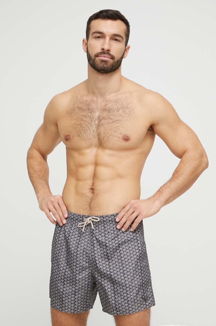 Emporio Armani Underwear Плувни шорти в сиво - Pepit.bg