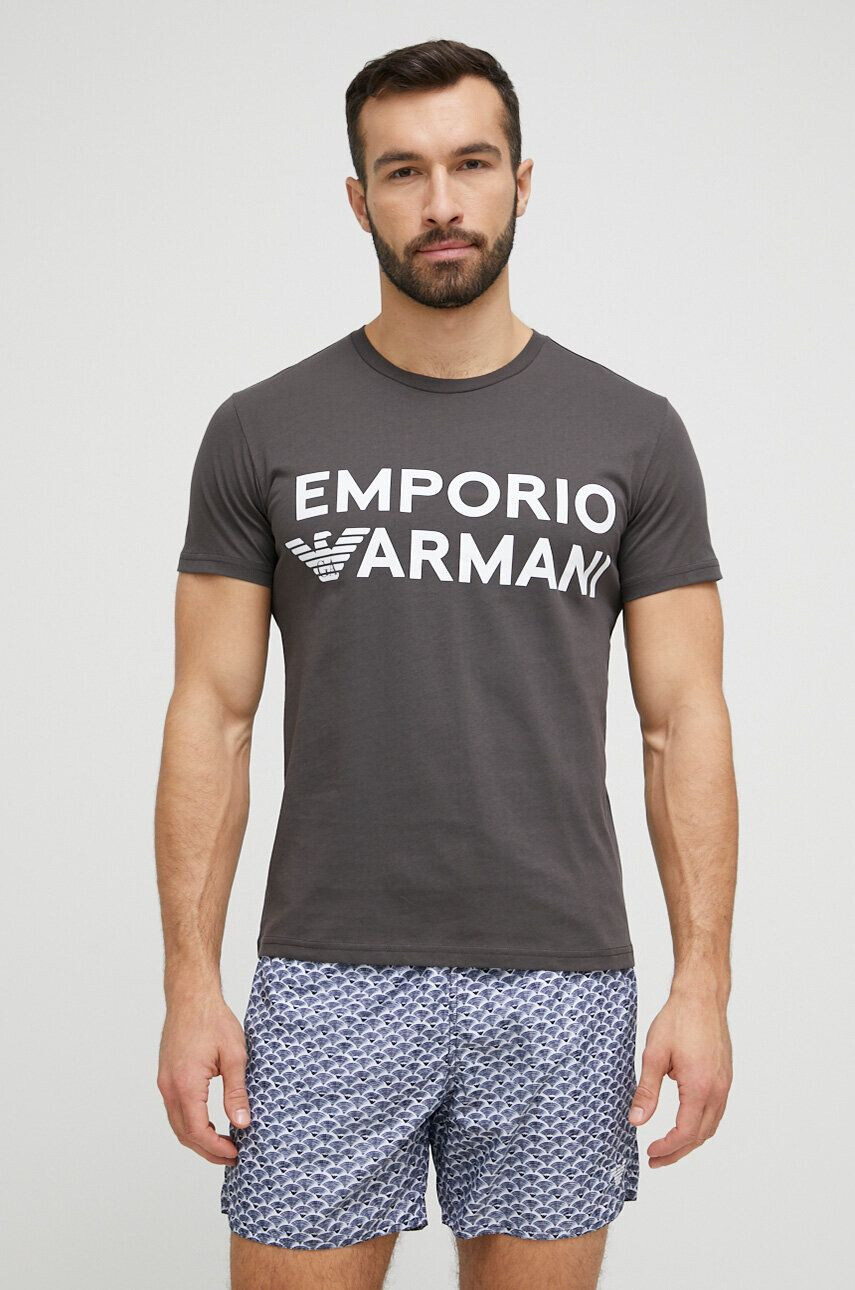 Emporio Armani Underwear Плувни шорти в синьо - Pepit.bg