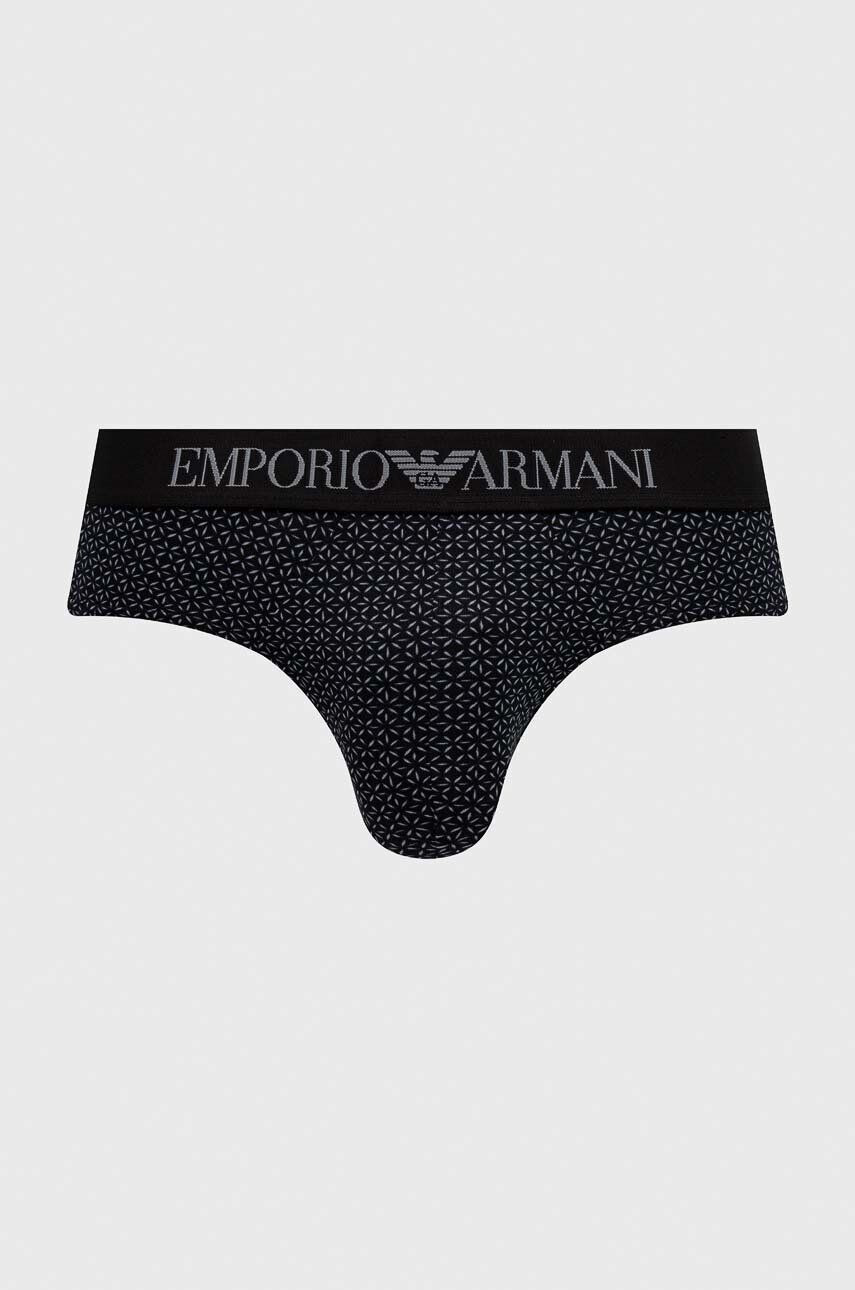 Emporio Armani Underwear Слипове (2 броя) в черно - Pepit.bg