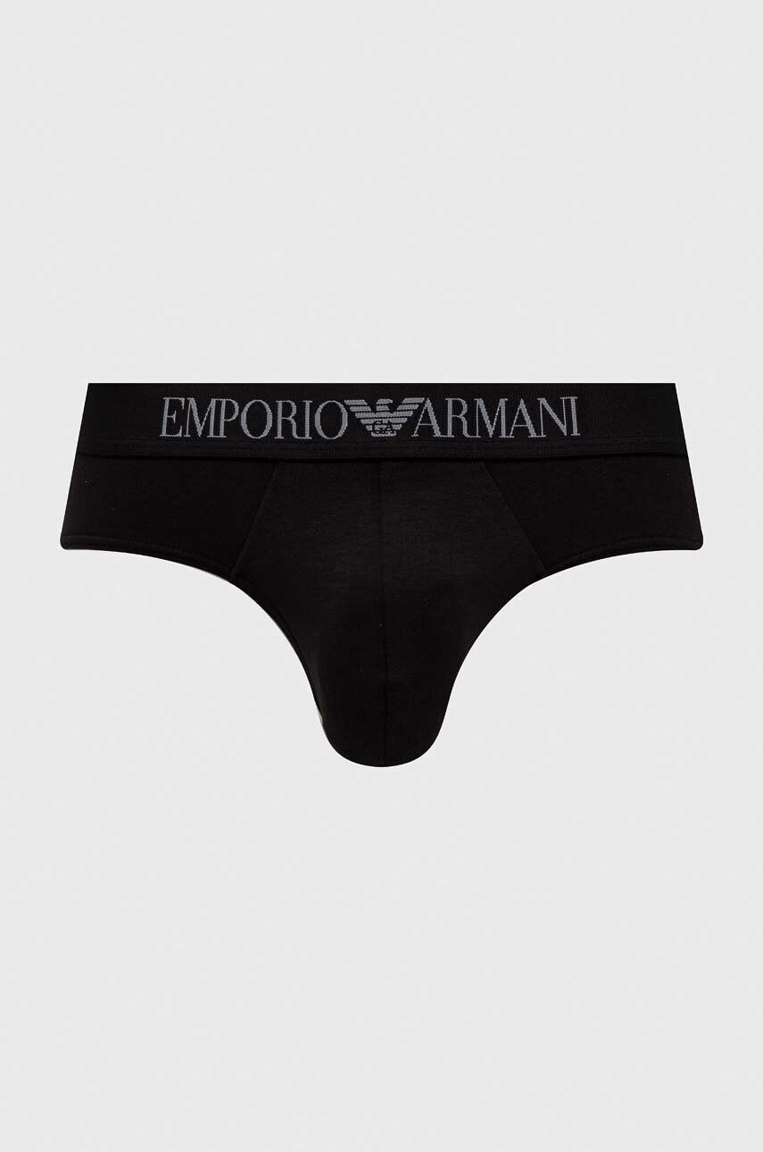 Emporio Armani Underwear Слипове (2 броя) в черно - Pepit.bg