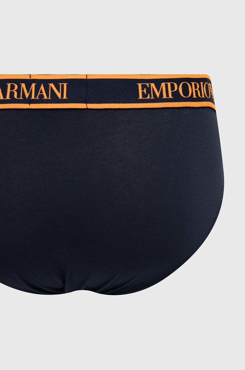 Emporio Armani Underwear Слипове (3 броя) в тъмносиньо - Pepit.bg