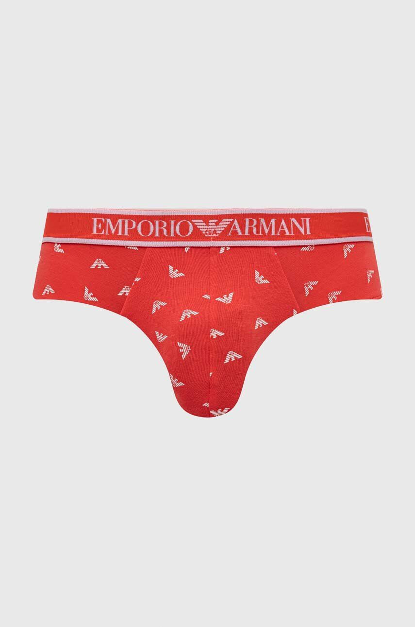 Emporio Armani Underwear Слипове (3 броя) в червено - Pepit.bg