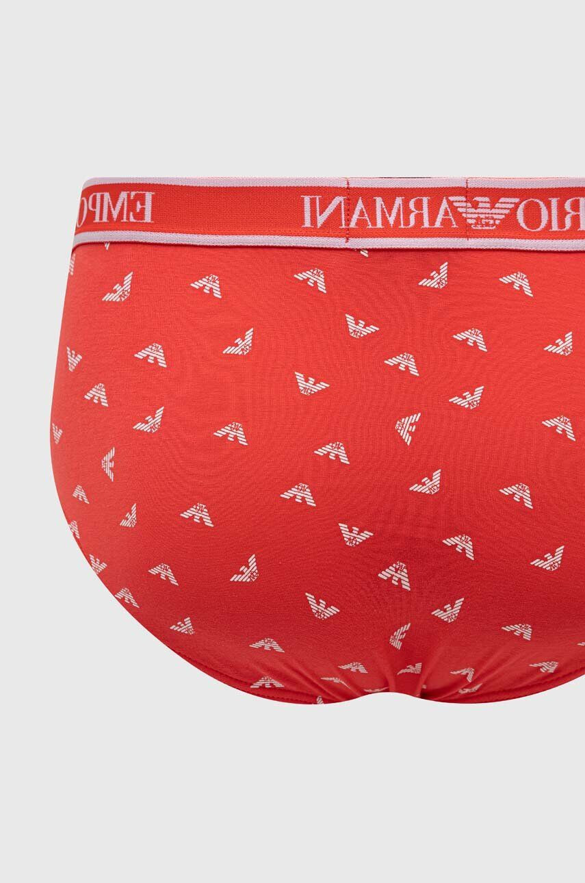 Emporio Armani Underwear Слипове (3 броя) в червено - Pepit.bg