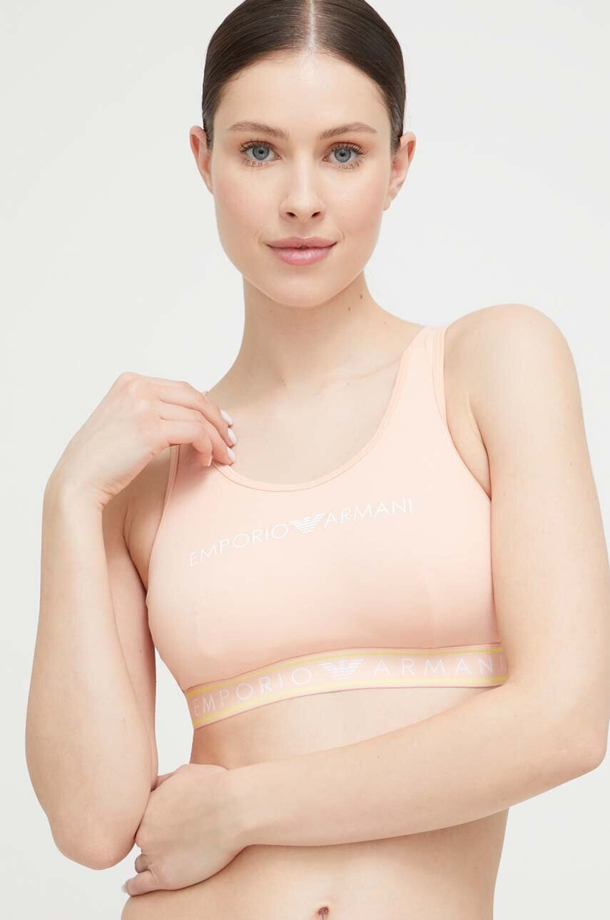 Emporio Armani Underwear Сутиен в розово - Pepit.bg