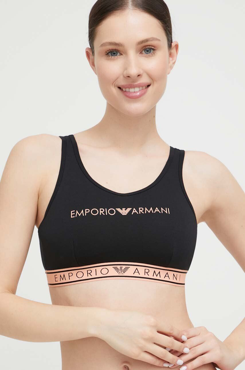 Emporio Armani Underwear Сутиен в черно - Pepit.bg