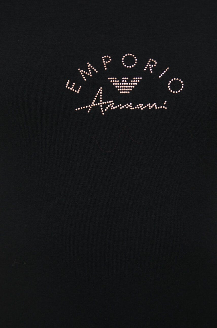 Emporio Armani Underwear Тениска в черно - Pepit.bg