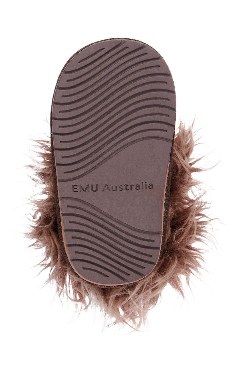 Emu Australia Детски велурени апрески Orangutan Walker в кафяво - Pepit.bg